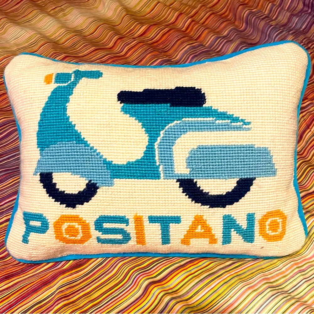 Jonathan Adler Needlepoint Pillow